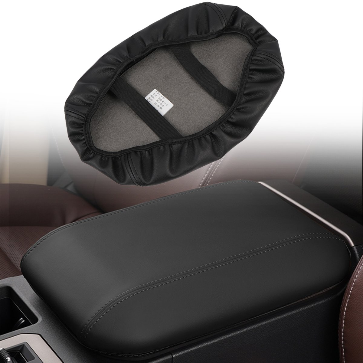 画像6: アームレストコンソールボックス PVCレザーカバー (6)