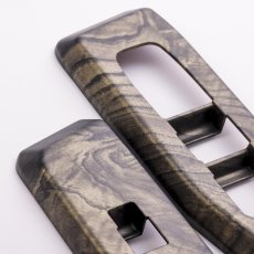 画像2: 4ドアスイッチパネル  黒木目 (2)