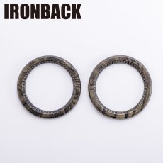 画像1: サイドエアコンパネル  黒木目 (1)