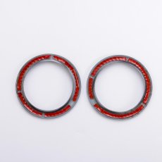 画像2: サイドエアコンパネル  黒木目 (2)