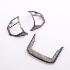 画像3: ステアリングスイッチパネル  黒木目 (3)