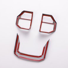 画像5: ステアリングスイッチパネル  黒木目 (5)