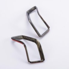 画像2: エアコンサイドパネル  黒木目 (2)