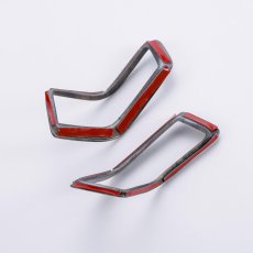 画像3: エアコンサイドパネル  黒木目 (3)