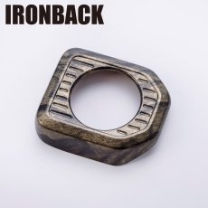 画像1: エンジンスターターパネル  黒木目 (1)