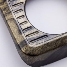 画像3: エンジンスターターパネル  黒木目 (3)