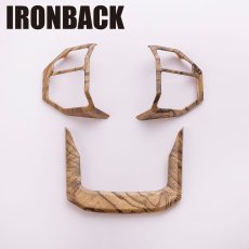 画像1: ステアリングスイッチパネル  茶木目 (1)