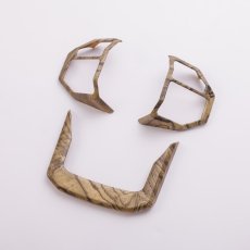 画像2: ステアリングスイッチパネル  茶木目 (2)