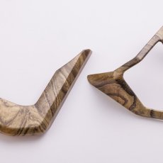 画像5: ステアリングスイッチパネル  茶木目 (5)