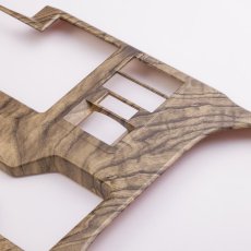 画像4: シフトノブパネル  茶木目 (4)