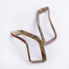 画像2: エアコンサイドパネル  茶木目 (2)