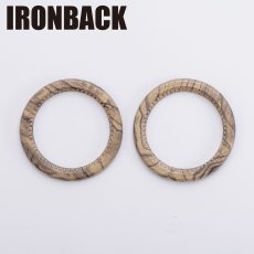 画像1: サイドエアコンパネル  茶木目 (1)