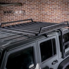 画像4: ルーフバスケット ルーフラック 左右サイドラダー付 (4)