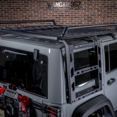 画像8: ルーフバスケット ルーフラック 左右サイドラダー付 (8)