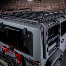 画像10: ルーフバスケット ルーフラック 左右サイドラダー付 (10)