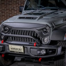 画像2: JK 用 エンジンが見える カプセル ボンネット (2)