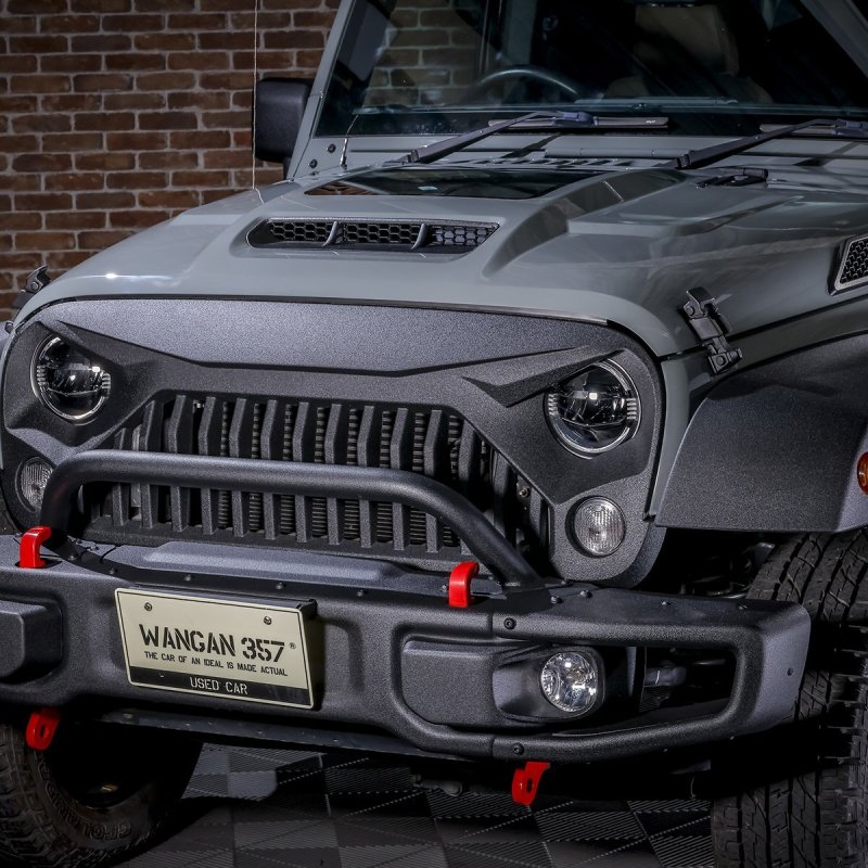 IRONBACK ジープ ラングラー JK ボンネット エンジンが見える カプセル