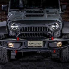 画像7: JK 用 エンジンが見える カプセル ボンネット (7)