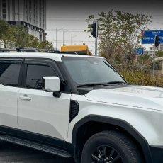 画像7: フロントピラーカバー プロテクター  ブラック (7)