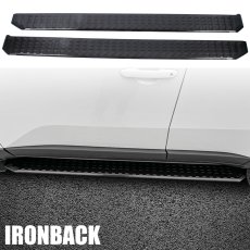 画像1: サイドステップ ランニングボードカバー ブラック (1)