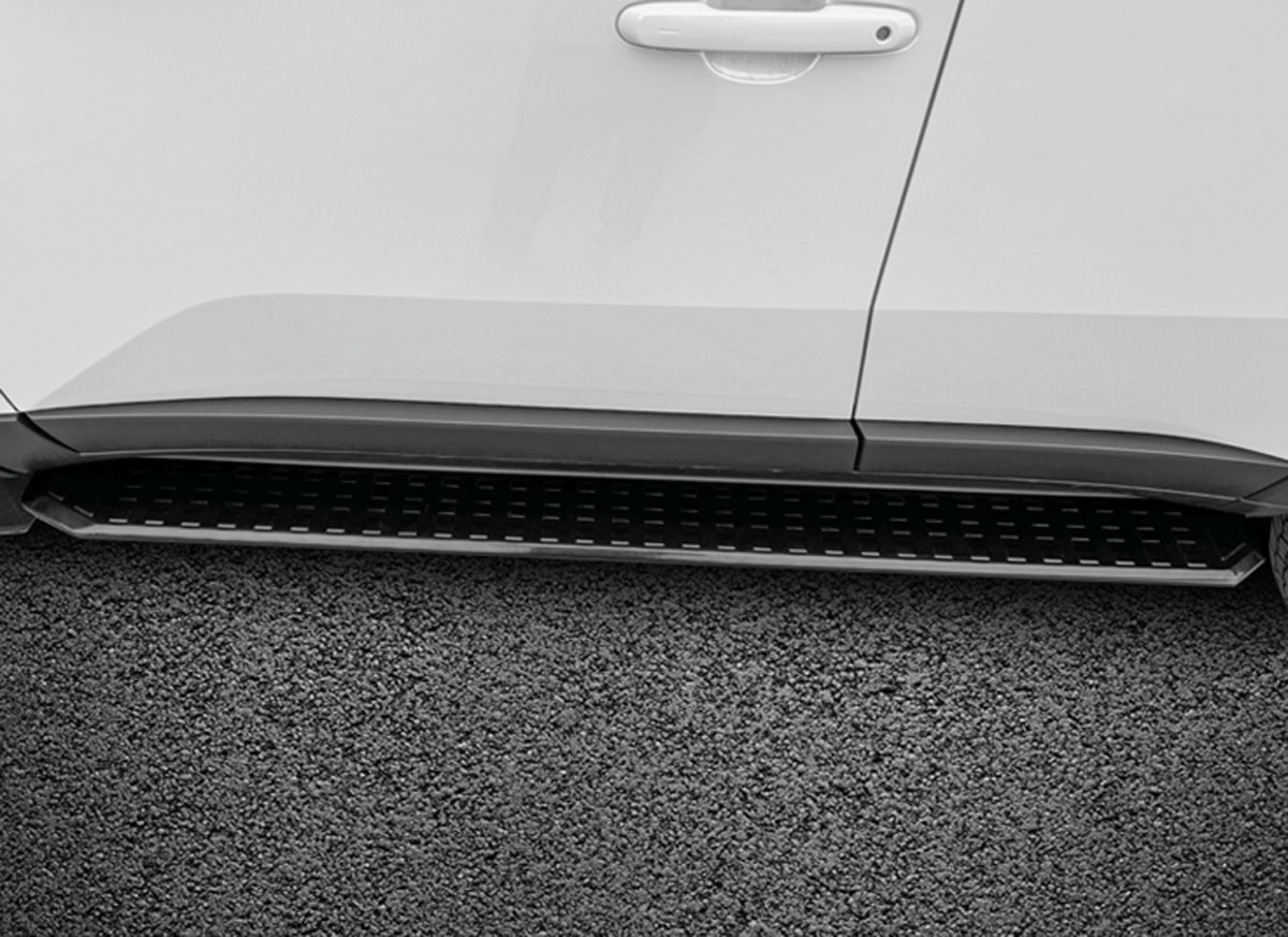 画像9: サイドステップ ランニングボードカバー ブラック (9)