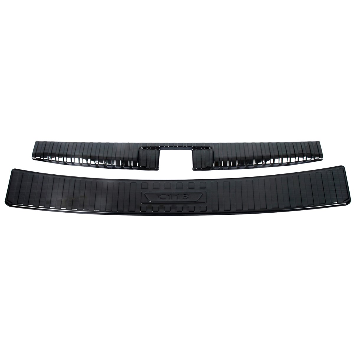 画像2: リアバンパーガード スカッフプレート インナー+外側 2pcs (2)