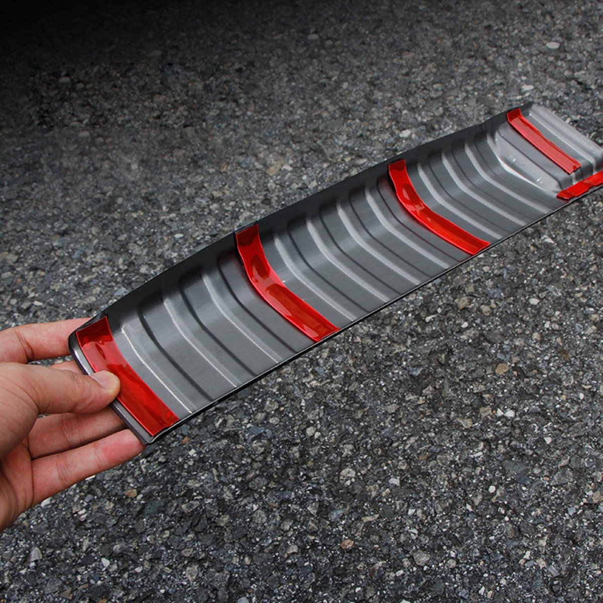 画像14: リアバンパーガード スカッフプレート インナー+外側 2pcs (14)