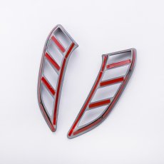 画像4: フロントバンパーの通気口パネル  マットブラック (4)