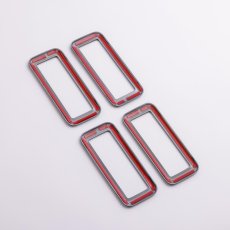 画像4: リアバンパー通気口パネル  マットブラック (4)