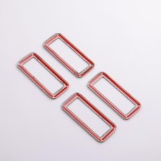 画像1: リアバンパー通気口パネル  茶木目 (1)