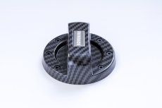 画像3: カーボン調 給油口キャップ (フューエルキャップ) (3)