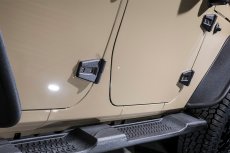 画像3: JK ヒンジ カバー クロームヒンジカバー 4ドア用 (3)