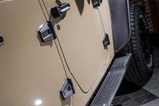 画像7: JK ヒンジ カバー クロームヒンジカバー 4ドア用 (7)