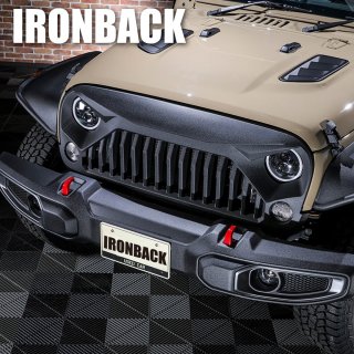 IRONBACK ラングラー JK フロントバンパー U-Bar付 US RUBICON