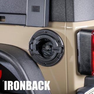 IRONBACK ラングラー JK OMU GENESIS カーボン 給油口カバー 燃料